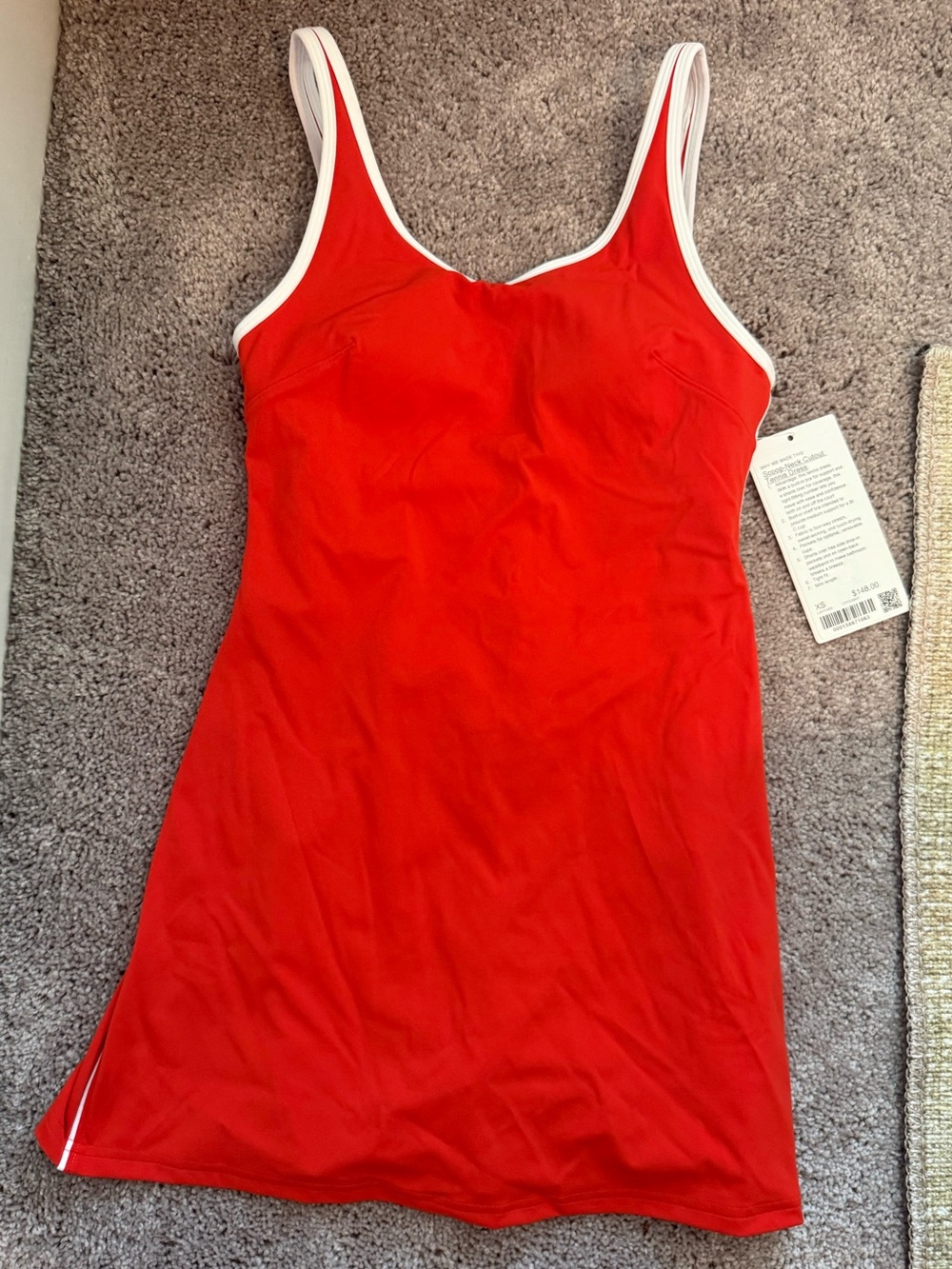 Lululemon Scoop Neck Cut-Out Tennis Dress